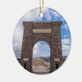 Roosevelt Gate Entrance Yellowstone Keramisch Ornament (Links)