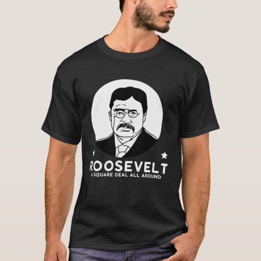 Roosevelt is een progressieve allround Fair Deal p T-shirt (Voorkant)