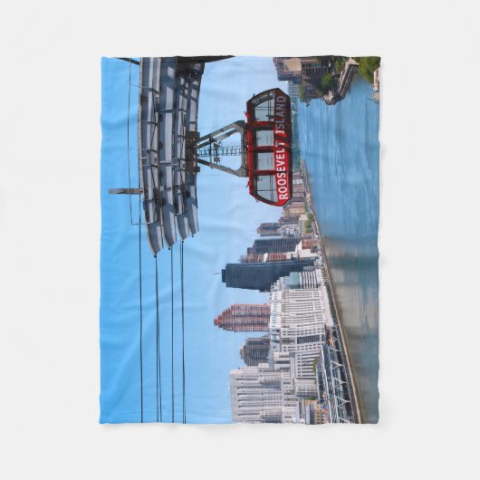 Roosevelt Island Tram Fleece Deken (Voorkant)