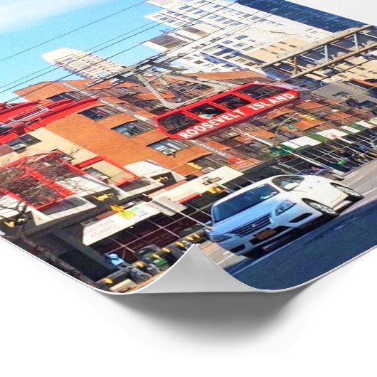 Roosevelt Island Tram Poster (Hoek)