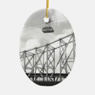 Roosevelt Island Tramway, NYC, analoge (film) foto Keramisch Ornament