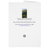 Roosevelt Lake Bridge Arizona Yellow Wildbloemen (Achterkant)