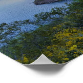 Roosevelt Lake Bridge Arizona Yellow Wildbloemen Poster (Hoek)