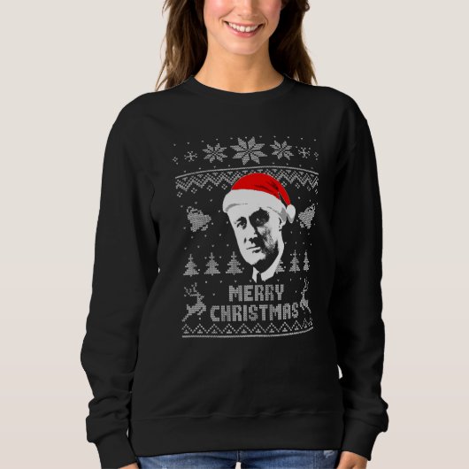 Roosevelt Merry Kerstmis Trui (Voorkant)