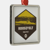 Roosevelt State Park Mississippi Metalen Ornament (Rechts)