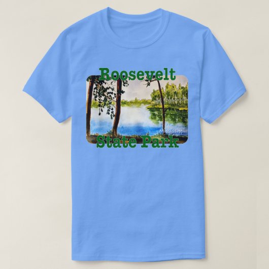 Roosevelt State Park Mississippi T-shirt (Design voorkant)