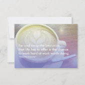 roosevelt succesquote kaart (Voorkant)