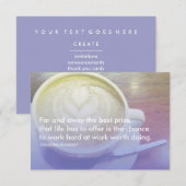 roosevelt succesquote kaart (Voorkant / Achterkant)