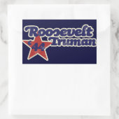 Roosevelt Truman 1944 Rechthoekige Sticker (Tas)