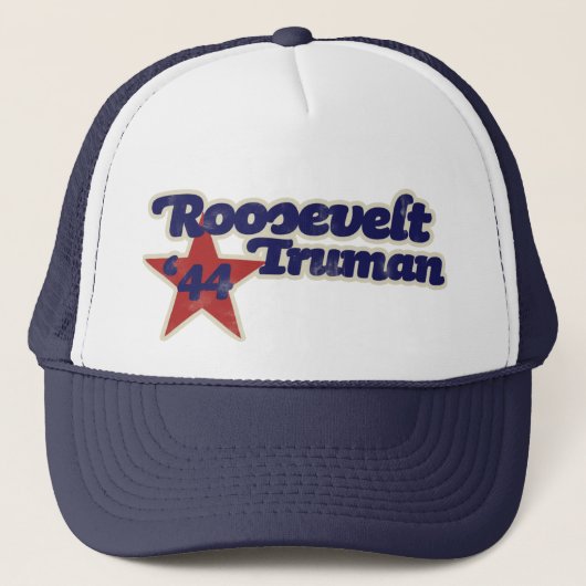 Roosevelt Truman 1944 Trucker Pet (Voorkant)