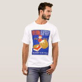 Roosevelt Vrijheid voor allen 1941 WPA T-shirt (Voorkant volledig)