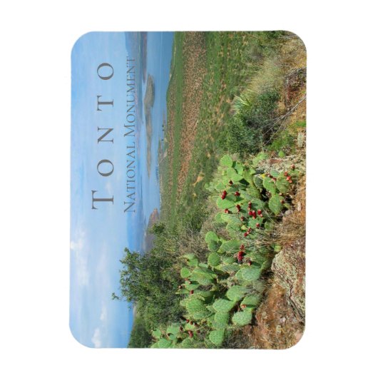 Rooseveltmeer, Tonto National Monument, AZ Magneet (Verticaal)