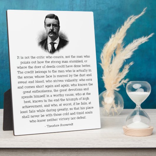 Roosevelt's Man in de Arena Fotoplaat (Zijkant)