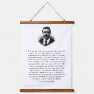 Roosevelt's Man in de Arena Hangend Wandkleed