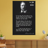 Roosevelt's MAN in de ARENA Speech 2 Canvas Afdruk (Insitu (Woonkamer))