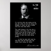 Roosevelt's MAN in de ARENA Speech 2 Poster (Voorkant)