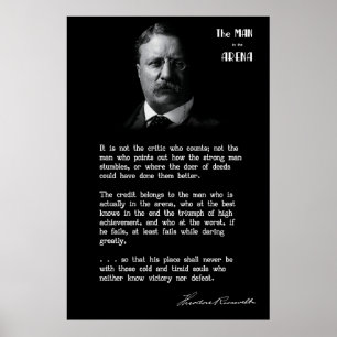 Roosevelt's MAN in de ARENA Speech 2 Poster