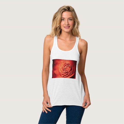 rooskleurig leven tanktop (Volledige Voorkant)