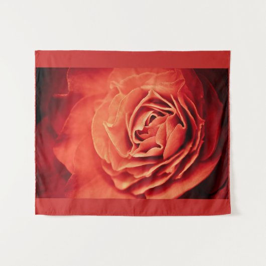 rooskleurig leven wandkleed (Voorkant (horizontaal))