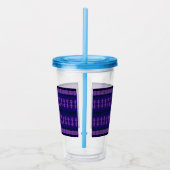 Rooskoppenklavers Acryl Drinkbeker (Rechts)