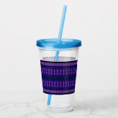 Rooskoppenklavers Acryl Drinkbeker (Achterkant)