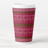 Rooskoppenrozen Latte Mok (Voorkant)