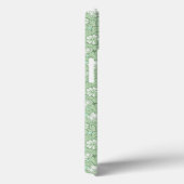 Roospatroon in lichtgroen Case-Mate iPhone case (Achterkant / Rechts)