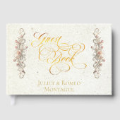 Roosrand & Hart Monogram - Crème Gastboek Gastenboek (Voorkant)