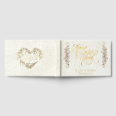 Roosrand & Hart Monogram - Crème Gastboek Gastenboek (Volledig)