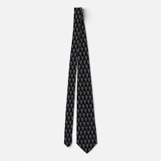 Roost in Faith Tree Necktie Stropdas (Achterkant)