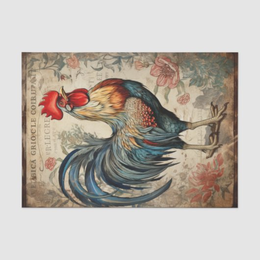 Rooster3 Tissuepapier (Voorkant)