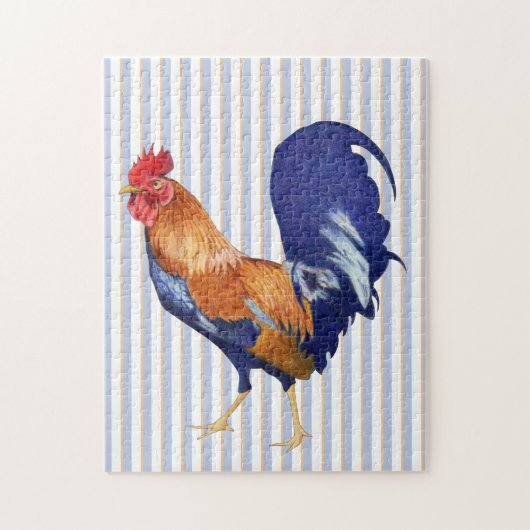 Rooster 10x14 Jigzaag Legpuzzel (Verticaal)
