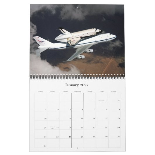 Rooster 2011 van de Space Shuttle Kalender (Jan 2027)