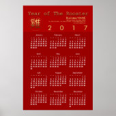 Rooster 2017 Corporate Calendar XL Poster 1 (Voorkant)