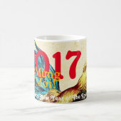 Rooster 2017 Groet in het Vietnamees Koffiemok (Center)