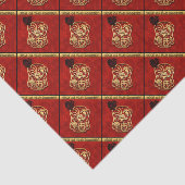 Rooster 2017-weefseldocument 2 tissuepapier (Detail)