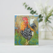 Rooster#485 Briefkaart (Staand voorkant)