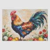 Rooster Acryl Schilderen Decoupage Tissuepapier (Voorkant)