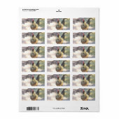 Rooster-Adresetiketten Etiket (Full Sheet)