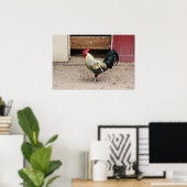 Rooster afdrukken poster (Thuiskantoor)