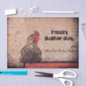 Rooster Antiek Boerderij Tissuepapier (Craft)