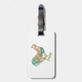 Rooster Art Bagagelabel (Achterkant verticaal)