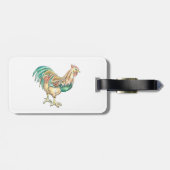Rooster Art Bagagelabel (Achterkant horizontaal)