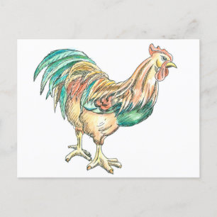 Rooster Art Briefkaart