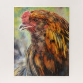 Rooster Art Farm Art Style Puzzle Legpuzzel (Verticaal)