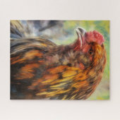 Rooster Art Farm Art Style Puzzle Legpuzzel (Horizontaal)