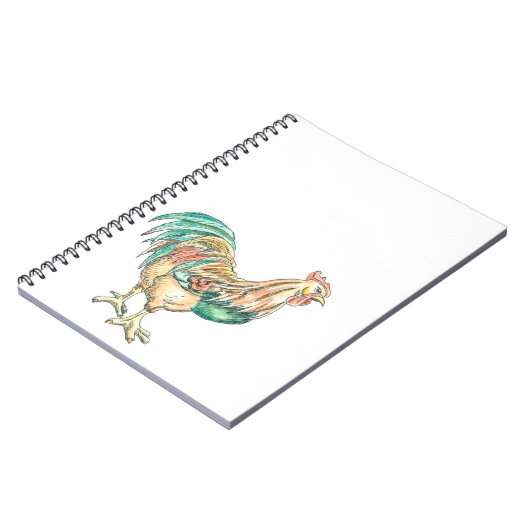 Rooster Art Notitieboek (Linkerzijde)