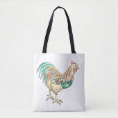 Rooster Art Tote Bag (Voorkant)