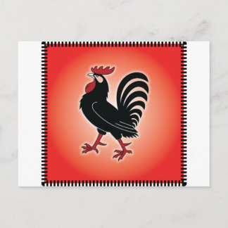 Rooster Attitude Briefkaart