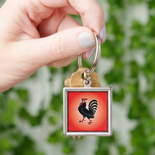 Rooster Attitude Sleutelhanger (Hand)